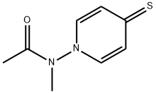 Acetamide,  N-methyl-N-(4-thioxo-1(4H)-pyridinyl)- Struktur