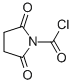 1-Pyrrolidinecarbonyl chloride, 2,5-dioxo- (9CI) Struktur