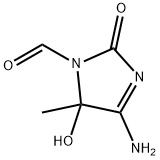 1H-Imidazole-1-carboxaldehyde, 4-amino-2,5-dihydro-5-hydroxy-5-methyl-2-oxo- (9CI) Struktur