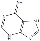 6H-Purin-6-imine, 3,7-dihydro-, (Z)- (9CI) Struktur