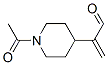 4-Piperidineacetaldehyde,  1-acetyl--alpha--methylene- Struktur