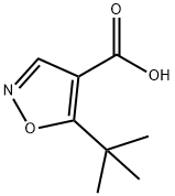 5-叔丁基-異惡唑-4-羧酸 結(jié)構(gòu)式