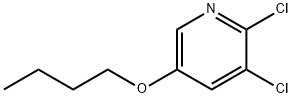 5-Butoxy-2,3-dichloropyridine Struktur