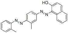 1-[[3-methyl-4-[(2-methylphenyl)azo]phenyl]azo]-2-naphthol  Struktur