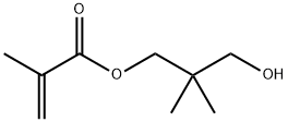 3-hydroxy-2,2-dimethylpropyl methacrylate Struktur