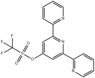 4'-TRIFLUOROMETHYLSULFONO-2,2':6',2''-TERPYRIDINE Struktur