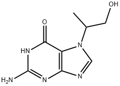 7-(1-Methyl-2-hydroxyethyl)guanine Struktur