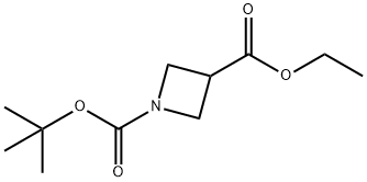 Ethyl 1-BOC-azetidine-3-carboxylate Structure