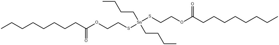 (dibutylstannylene)bis(thioethylene) dinonan-1-oate Struktur