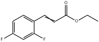 3-(2,4-DIFLUORO-PHENYL)-ACRYLIC ACID ETHYL ESTER Struktur