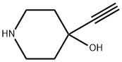 4-Piperidinol, 4-ethynyl- (9CI) Struktur