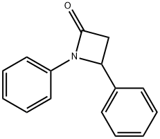 1,4-diphenyl-2-azetidinone Struktur