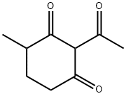 1,3-Cyclohexanedione, 2-acetyl-4-methyl- (9CI) Struktur