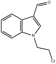 1-(2-chloro-ethyl)-1H-indole-3-carbaldehyde Struktur