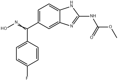 flubendazole oxime Struktur