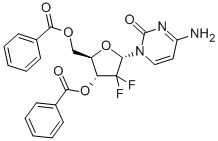 4-Amino-1-3,5-di-O-benzoyl-2-deoxy-2,2-difluoro-a-D-erythro-pentofuranosyl)-2(1H)-pyrimidinone