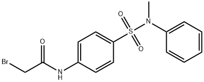 2-Bromo-N-{4-[(methylanilino)sulfonyl]-phenyl}acetamide Struktur