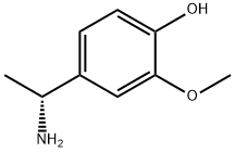 Phenol, 4-(1-aminoethyl)-2-methoxy-, (R)- (9CI) Struktur