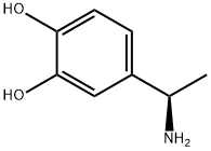 1,2-Benzenediol, 4-(1-aminoethyl)-, (R)- (9CI) Struktur