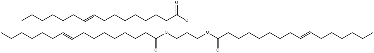 1,2,3-TRI[TRANS-9-HEXADECENOYL]GLYCEROL Struktur