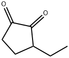 3-ethylcyclopentane-1,2-dione Struktur