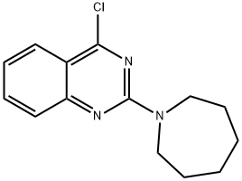 2-(azepan-1-yl)-4-chloroquinazoline Struktur