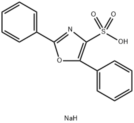 2,5-DIPHENYLOXAZOLE-4-SULFONIC ACID SODIUM SALT Structure