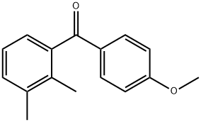 2,3-DIMETHYL-4'-METHOXYBENZOPHENONE Struktur