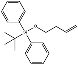 (But-3-en-1-yloxy)(tert-butyl)diphenylsilane Struktur