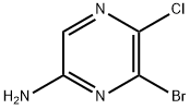 6-broMo-5-chloropyrazin-2-aMine Struktur