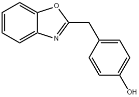 4-BENZOOXAZOL-2-YLMETHYL-PHENOL Struktur