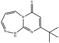 Pyrimido[2,1-c][1,2,4]triazepine-7(1H)-thione,  9-(1,1-dimethylethyl)- Struktur