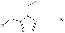 2-CHLOROMETHYL-1-ETHYL-1H-IMIDAZOLE HCL Struktur