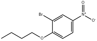 2-Bromo-1-butoxy-4-nitrobenzene Struktur