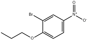 2-Bromo-4-nitro-1-propoxybenzene Struktur