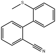 2-[2-(Methylsulfanyl)phenyl]benzonitrile Struktur