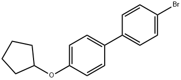 1-Bromo-4-[4-(cyclopentyloxy)phenyl]benzene Struktur