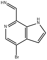 1H-Pyrrolo[2,3-c]pyridine-7-MethaniMine, 4-broMo- Struktur