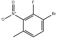 Benzene, 1-bromo-2-fluoro-4-methyl-3-nitro- Struktur