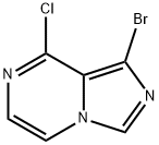 IMidazo[1,5-a]pyrazine, 1-broMo-8-chloro- Struktur