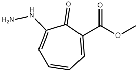 1,3,5-Cycloheptatriene-1-carboxylicacid,6-hydrazino-7-oxo-,methylester Struktur