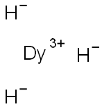 dysprosium trihydride  Struktur