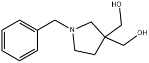 (1-BENZYLPYRROLIDINE-3,3-DIYL)DIMETHANOL Struktur