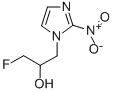 1-FLUORO-3-(2-NITRO-IMIDAZOL-1-YL)-PROPAN-2-OL Struktur