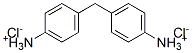 4,4'-methylenedianilinium dichloride  Struktur