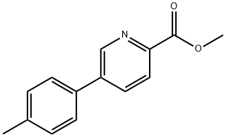 Methyl 5-(4-Methylphenyl)pyridine-2-carboxylate Struktur