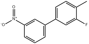 2-Fluoro-1-Methyl-4-(3-nitrophenyl)benzene Struktur