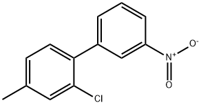 2-Chloro-4-Methyl-1-(3-nitrophenyl)benzene Struktur