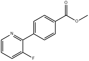 Methyl 4-(3-fluoropyridin-2-yl)benzoate Struktur