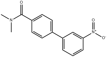 N,N-DiMethyl-4-(3-nitrophenyl)benzaMide Struktur